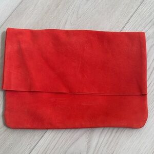 Boden Bold Red Clutch